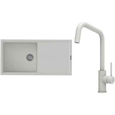 Set StrongSinks S3 (drez Labe 1000 Biela + batéria Arda Biela)