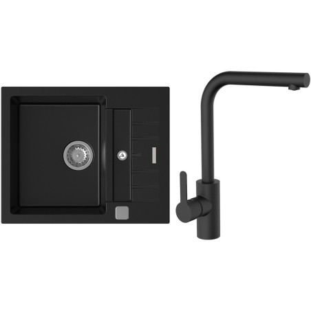 Set StrongSinks S3 (drez Vardar 615 Čierna + batéria Ipoly Čierna matná)