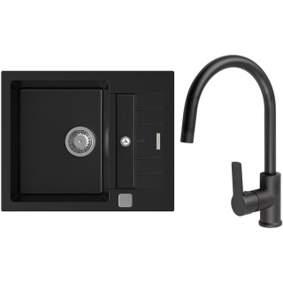 Set StrongSinks S3 (drez Vardar 615 Čierna + batéria Loira Čierna matná)