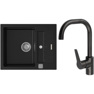 Set StrongSinks S3 (drez Vardar 615 Čierna + batéria Garonne Čierna matná)