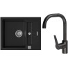 Set StrongSinks S3 (drez Vardar 615 Čierna + batéria Garonne Čierna matná)