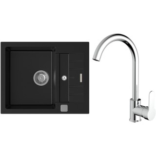 Set StrongSinks S3 (drez Vardar 615 Čierna + batéria Seina Chróm)