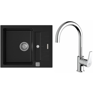 Set StrongSinks S3 (drez Vardar 615 Čierna + batéria Rhona Chróm)