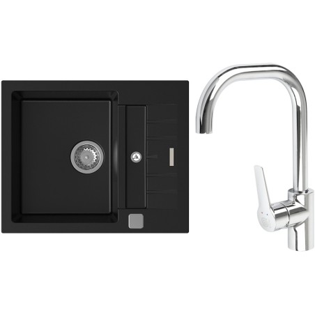 Set StrongSinks S3 (drez Vardar 615 Čierna + batéria Garonne Chróm)