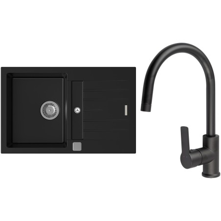 Set StrongSinks S3 (drez Vardar 780 Čierna + batéria Loira Čierna matná)