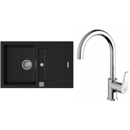 Set StrongSinks S3 (drez Vardar 780 Čierna + batéria Rhona Chróm)