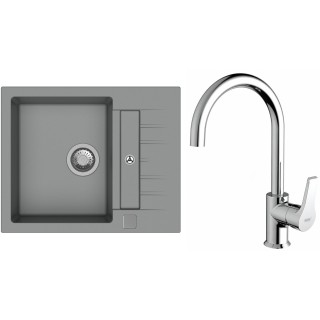Set StrongSinks S3 (drez Vardar 615 Sivá + batéria Rhona Chróm)