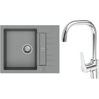 Set StrongSinks S3 (drez Vardar 615 Sivá + batéria Garonne Chróm)