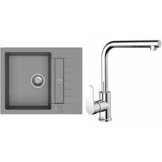 Set StrongSinks S3 (drez Vardar 615 Sivá + batéria Stréva Chróm)