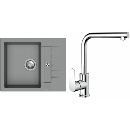 Set StrongSinks S3 (drez Vardar 615 Sivá + batéria Stréva Chróm)