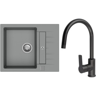 Set StrongSinks S3 (drez Vardar 615 Sivá + batéria Loira Čierna matná)