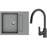Set StrongSinks S3 (drez Vardar 615 Sivá + batéria Loira Čierna matná)