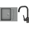 Set StrongSinks S3 (drez Vardar 615 Sivá + batéria Garonne Čierna matná)