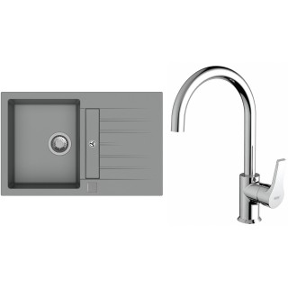 Set StrongSinks S3 (drez Vardar 780 Sivá + batéria Rhona Chróm)
