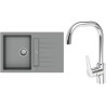Set StrongSinks S3 (drez Vardar 780 Sivá + batéria Garonne Chróm)