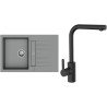 Set StrongSinks S3 (drez Vardar 780 Sivá + batéria Ipoly Čierna matná)