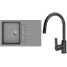 Set StrongSinks S3 (drez Vardar 780 Sivá + batéria Loira Čierna matná)