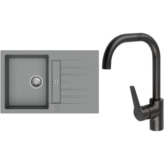 Set StrongSinks S3 (drez Vardar 780 Sivá + batéria Garonne Čierna matná)