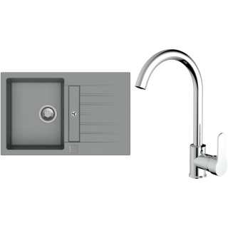 Set StrongSinks S3 (drez Vardar 780 Sivá + batéria Seina Chróm)