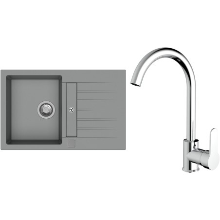 Set StrongSinks S3 (drez Vardar 780 Sivá + batéria Seina Chróm)