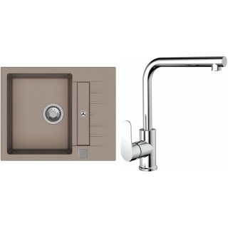 Set StrongSinks S3 (drez Vardar 615 Béžová + batéria Stréva Chróm)