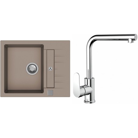 Set StrongSinks S3 (drez Vardar 615 Béžová + batéria Stréva Chróm)
