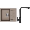 Set StrongSinks S3 (drez Vardar 615 Béžová + batéria Ipoly Čierna matná)