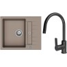 Set StrongSinks S3 (drez Vardar 615 Béžová + batéria Loira Čierna matná)
