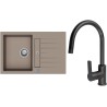 Set StrongSinks S3 (drez Vardar 780 Béžová + batéria Loira Čierna matná)
