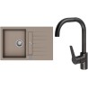 Set StrongSinks S3 (drez Vardar 780 Béžová + batéria Garonne Čierna matná)