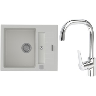 Set StrongSinks S3 (drez Vardar 615 Biela + batéria Garonne Chróm)