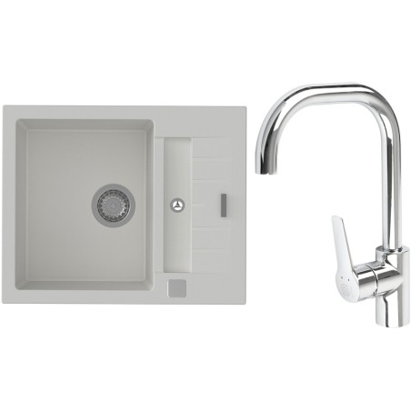 Set StrongSinks S3 (drez Vardar 615 Biela + batéria Garonne Chróm)