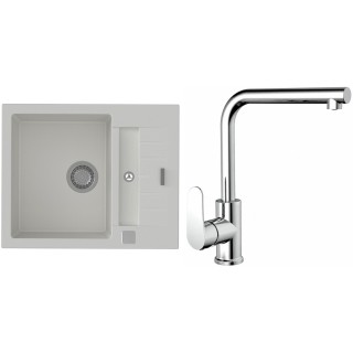 Set StrongSinks S3 (drez Vardar 615 Biela + batéria Stréva Chróm)