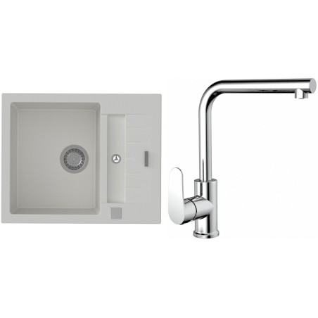 Set StrongSinks S3 (drez Vardar 615 Biela + batéria Stréva Chróm)