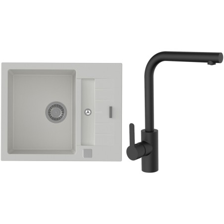 Set StrongSinks S3 (drez Vardar 615 Biela + batéria Ipoly Čierna matná)