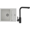 Set StrongSinks S3 (drez Vardar 615 Biela + batéria Ipoly Čierna matná)