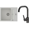 Set StrongSinks S3 (drez Vardar 615 Biela + batéria Garonne Čierna matná)