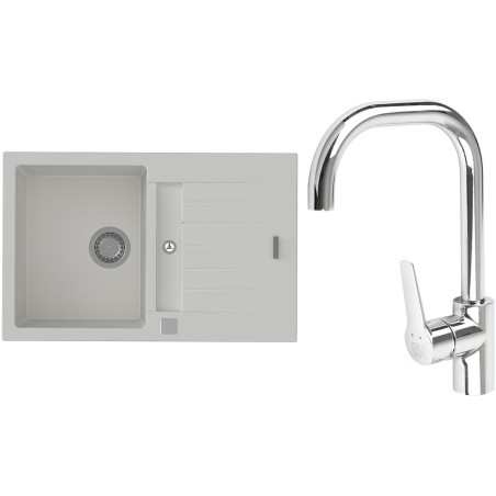 Set StrongSinks S3 (drez Vardar 780 Biela + batéria Garonne Chróm)