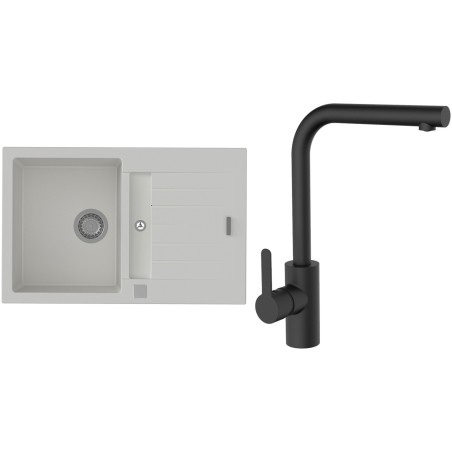 Set StrongSinks S3 (drez Vardar 780 Biela + batéria Ipoly Čierna matná)