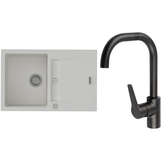 Set StrongSinks S3 (drez Vardar 780 Biela + batéria Garonne Čierna matná)