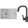 Set StrongSinks S3 (drez Vardar 780 Biela + batéria Garonne Čierna matná)