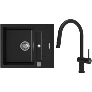 Set StrongSinks S3 (drez Vardar 615 Čierna + batéria Neris Čierna matná)