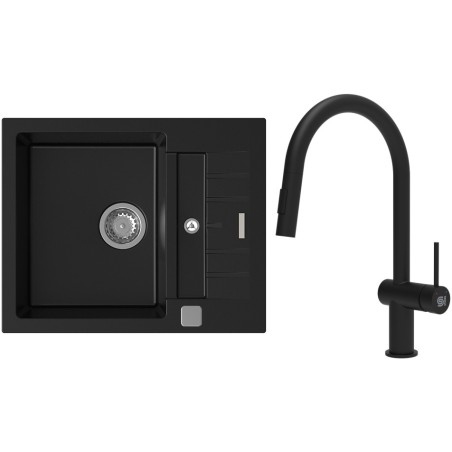 Set StrongSinks S3 (drez Vardar 615 Čierna + batéria Neris Čierna matná)