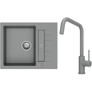 Set StrongSinks S3 (drez Vardar 615 Sivá + batéria Arda Sivá)
