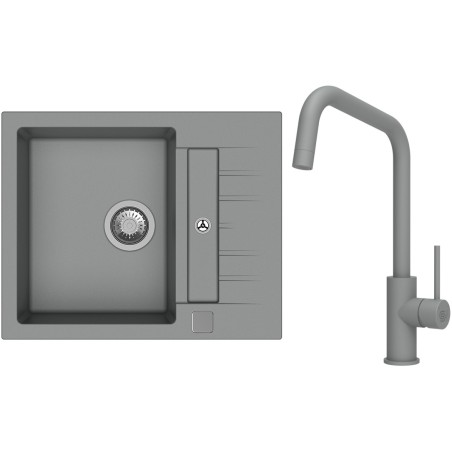 Set StrongSinks S3 (drez Vardar 615 Sivá + batéria Arda Sivá)