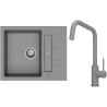 Set StrongSinks S3 (drez Vardar 615 Sivá + batéria Arda Sivá)