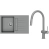 Set StrongSinks S3 (drez Vardar 780 Sivá + batéria Neris Sivá, nerezová koncovka)