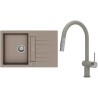 Set StrongSinks S3 (drez Vardar 780 Béžová + batéria Neris Béžová, nerezová koncovka)