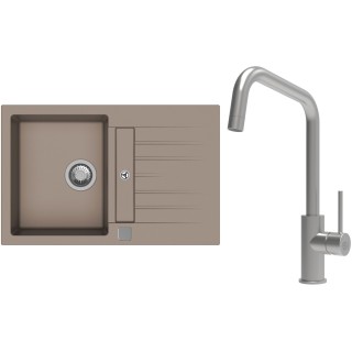 Set StrongSinks S3 (drez Vardar 780 Béžová + batéria Arda Nerez)