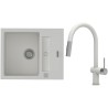 Set StrongSinks S3 (drez Vardar 615 Biela + batéria Neris Biela, nerezová koncovka)